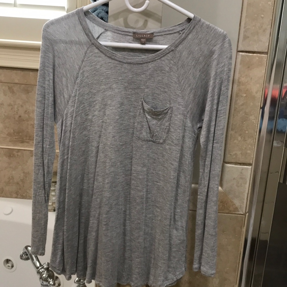 Long sleeve cotton tee